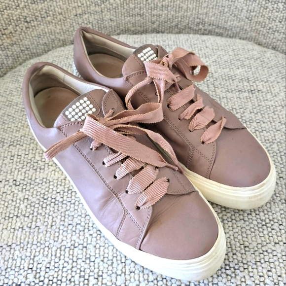 ATTILIO GIUSTI LEOMBRUNI  Mauve Pearl Sneakers  sz 9.5  10 (40 EU) - Picture 1 of 5